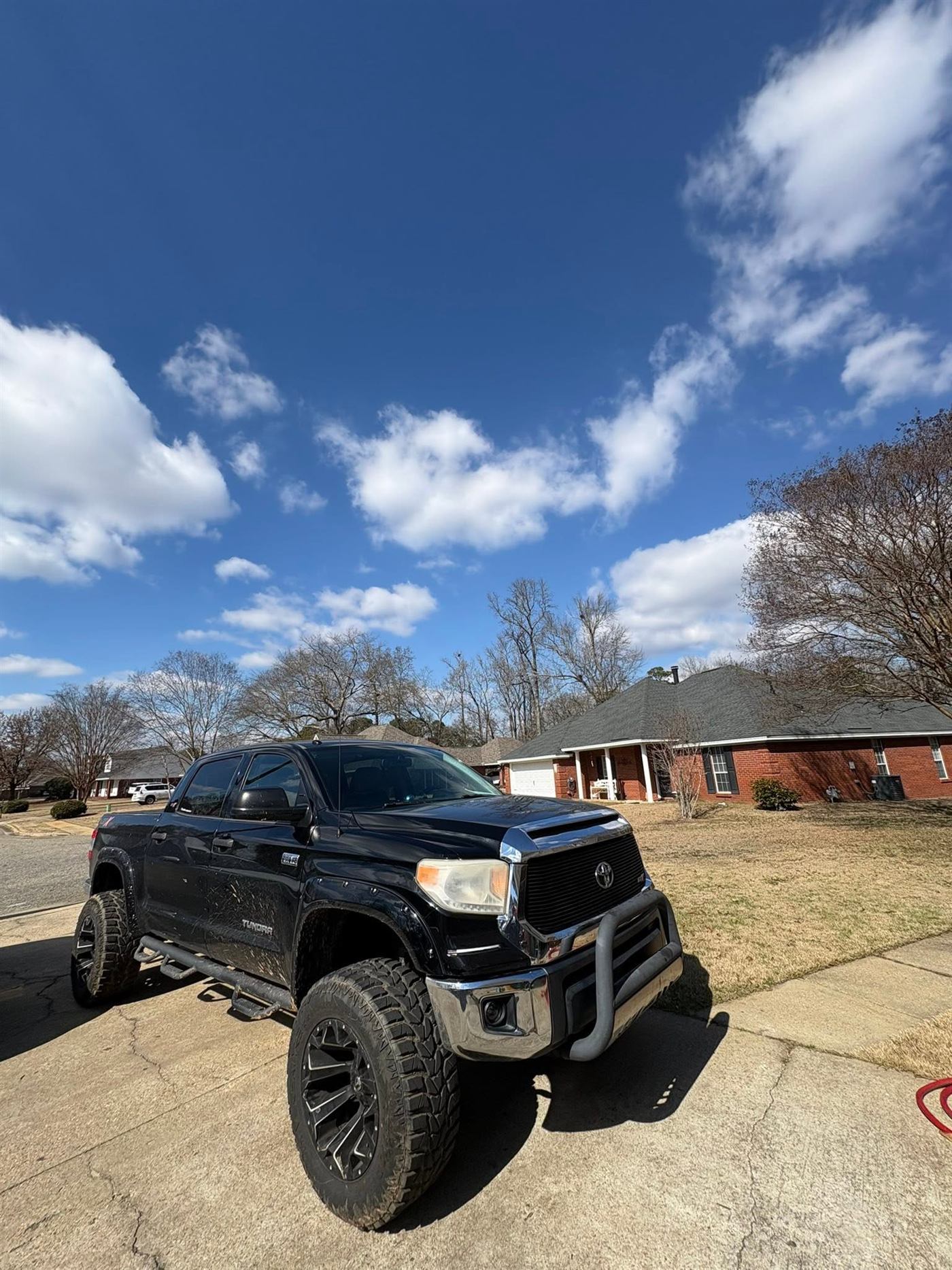 Finished custom truck build